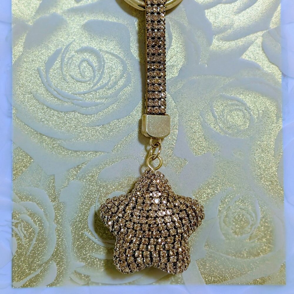 Rhinestone Bag Charm/Keychain